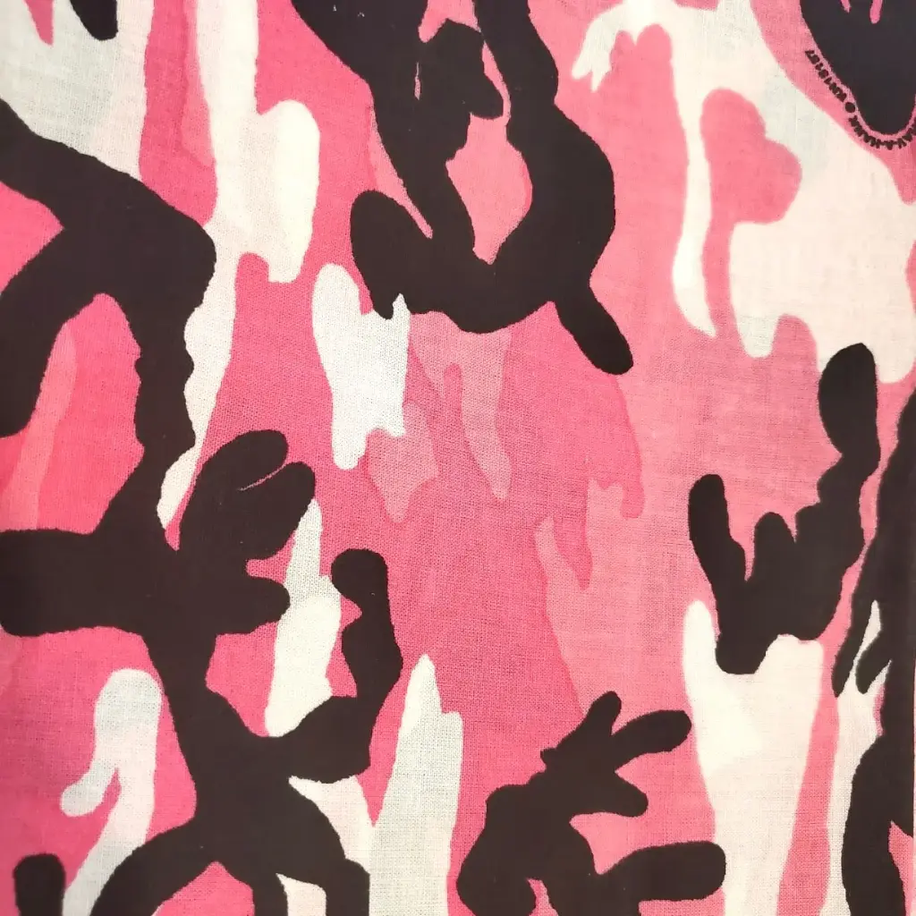 Pink Camo (Dark) Fabric