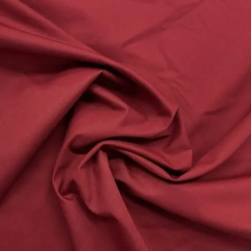 Maroon Solid (Dark) Poplin Fabric