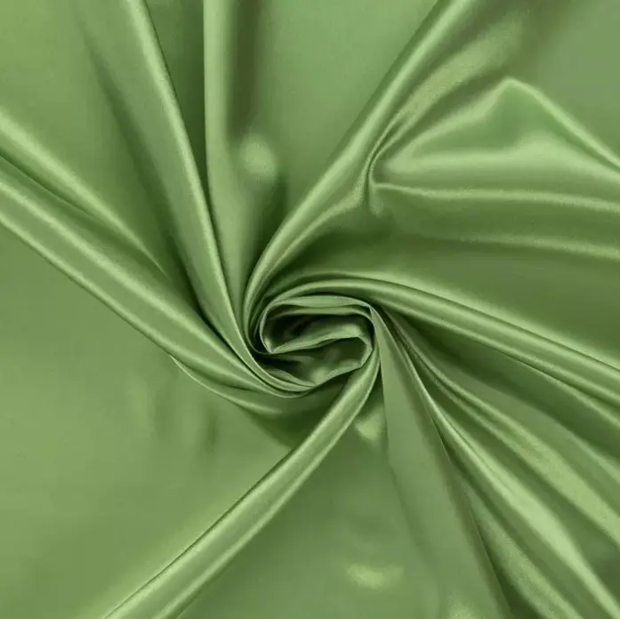 Green Solid (Lime) Satin Fabric (1/4 Yard (9" x WOF))