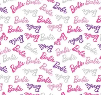 White Barbie Fabric