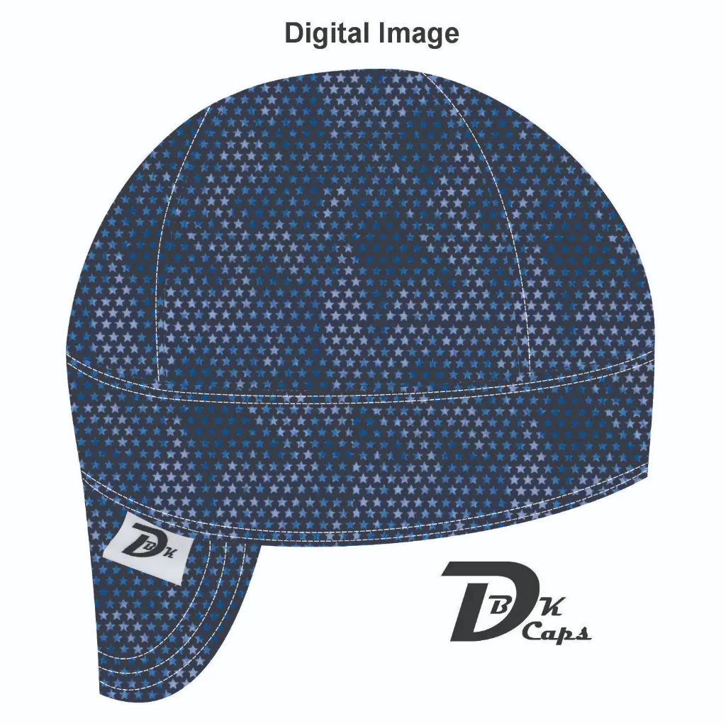 Blue Mini Star Welding Cap