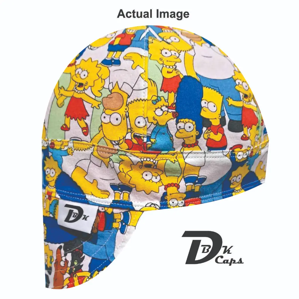 White Simpson Family Welding Cap