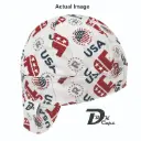 White Republican Welding Cap