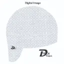 White Patriotic Star Welding Cap