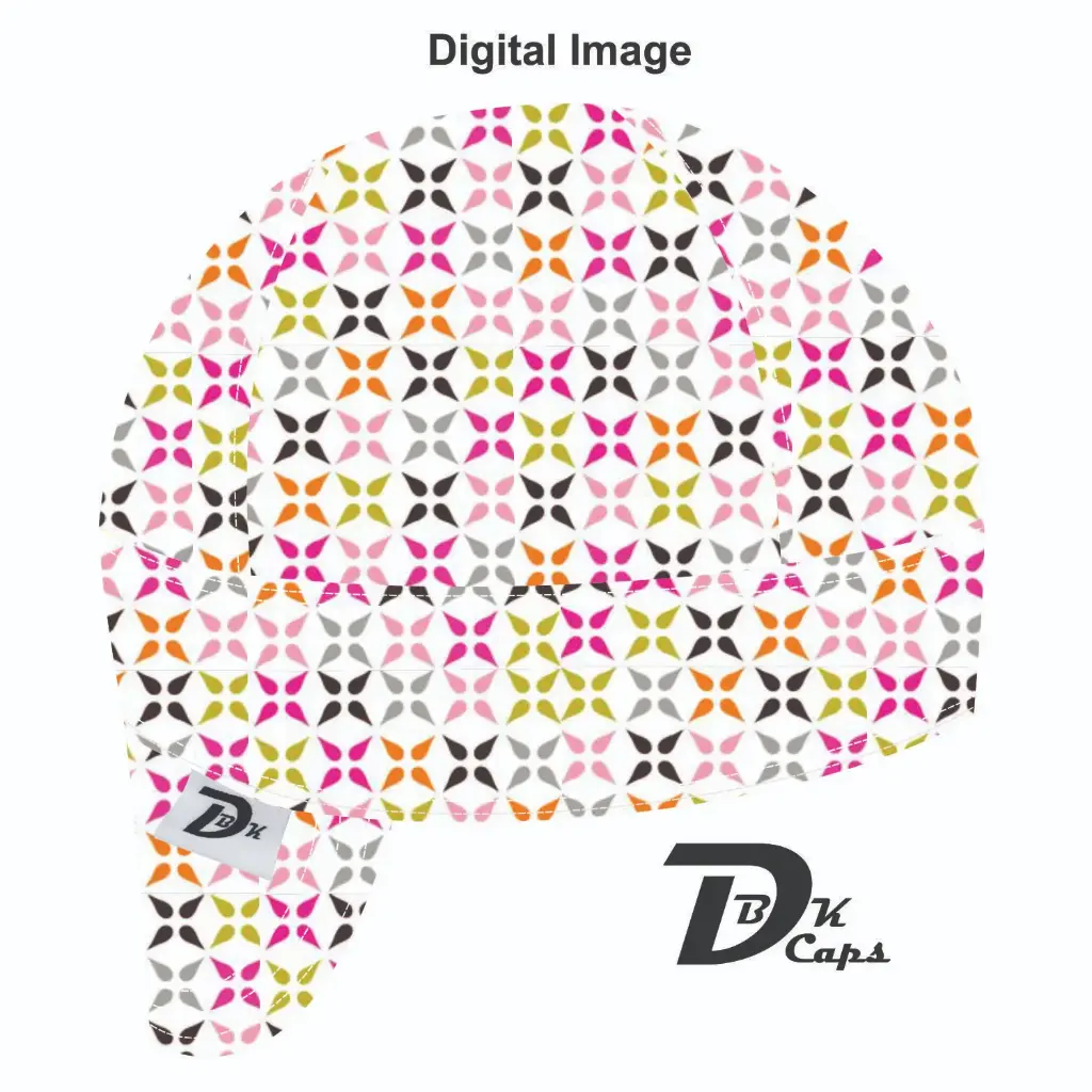 White Cross Star Welding Cap