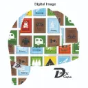 White Camping Signs Welding Cap