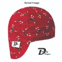 Red Candy Cane Welding Cap