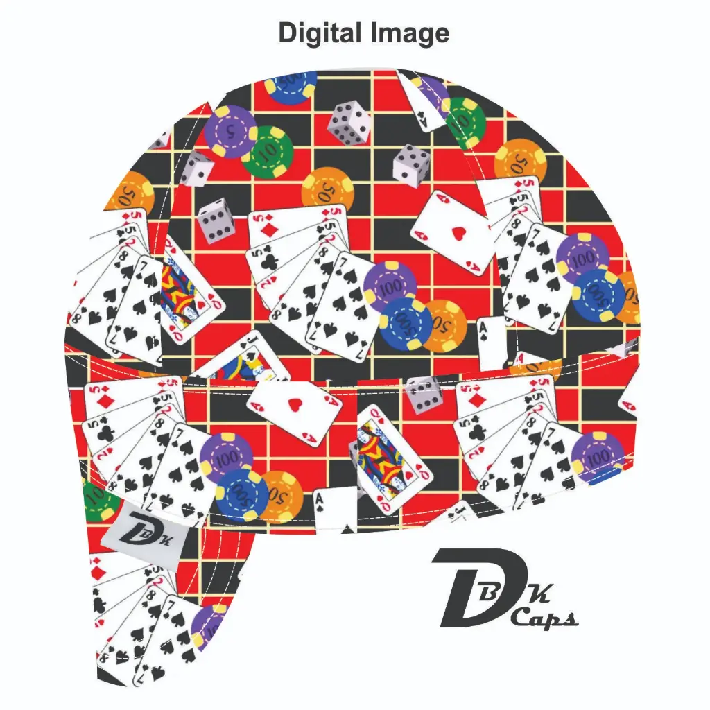 Red Vegas Fun Welding Cap