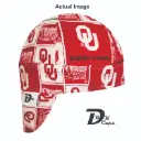 Red OK State Square Welding Cap