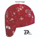 Red OK State Bandana Welding Cap