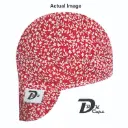 Red Etching Vine Welding Cap