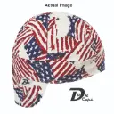 Red Eagle on Flag Welding Cap