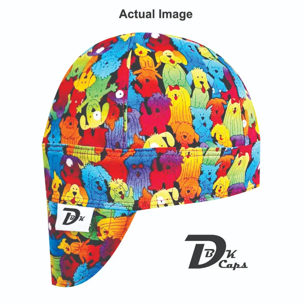 Red Dog Packed Welding Cap (6 3/8", Black Liner, No, 7" Standard Length)