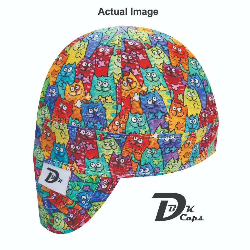 Red Cat Packed Welding Cap (6 3/8", Black Liner, No, 7" Standard Length)