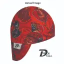 Red Black Widow Welding Cap