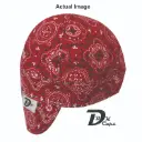 Red Bandana (Dark) Welding Cap