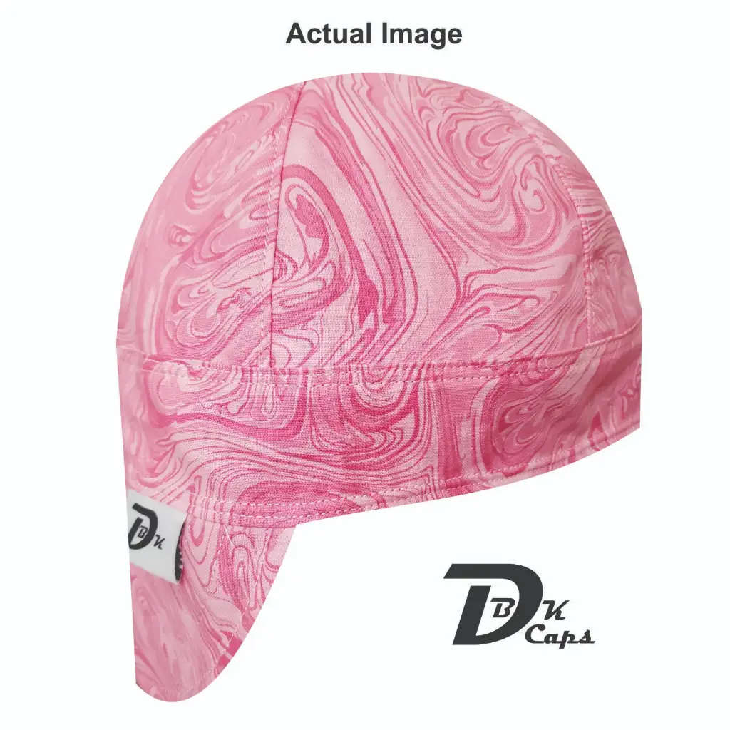 Pink Marble Welding Cap