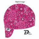 Pink Bandana (Dark) Welding Cap