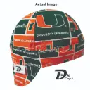 Orange Miami Hurricane Welding Cap