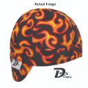 Orange Flame Welding Cap