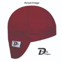 Maroon Solid Welding Cap