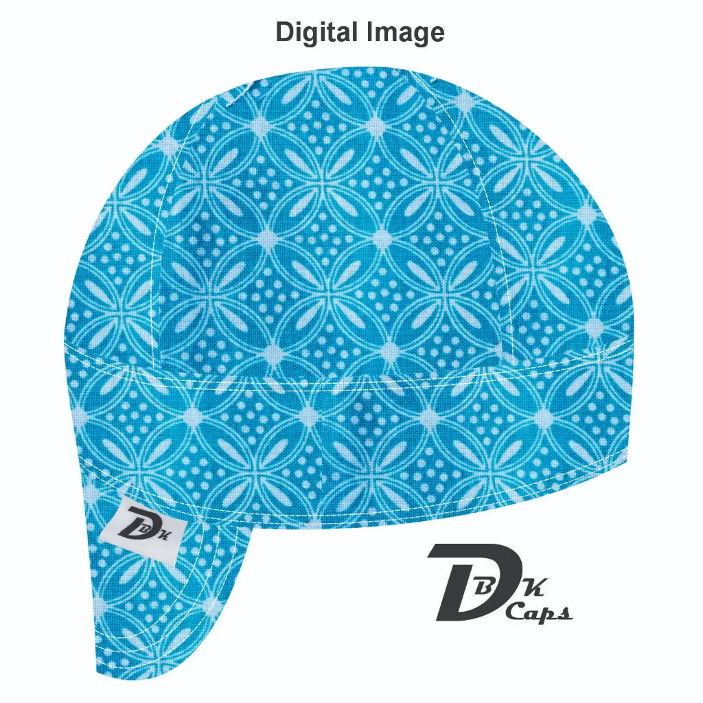 Green Circle Star Welding Cap (6 3/8", Black Liner, No, 7" Standard Length)