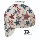 Gray Wood Patterned Star Welding Cap