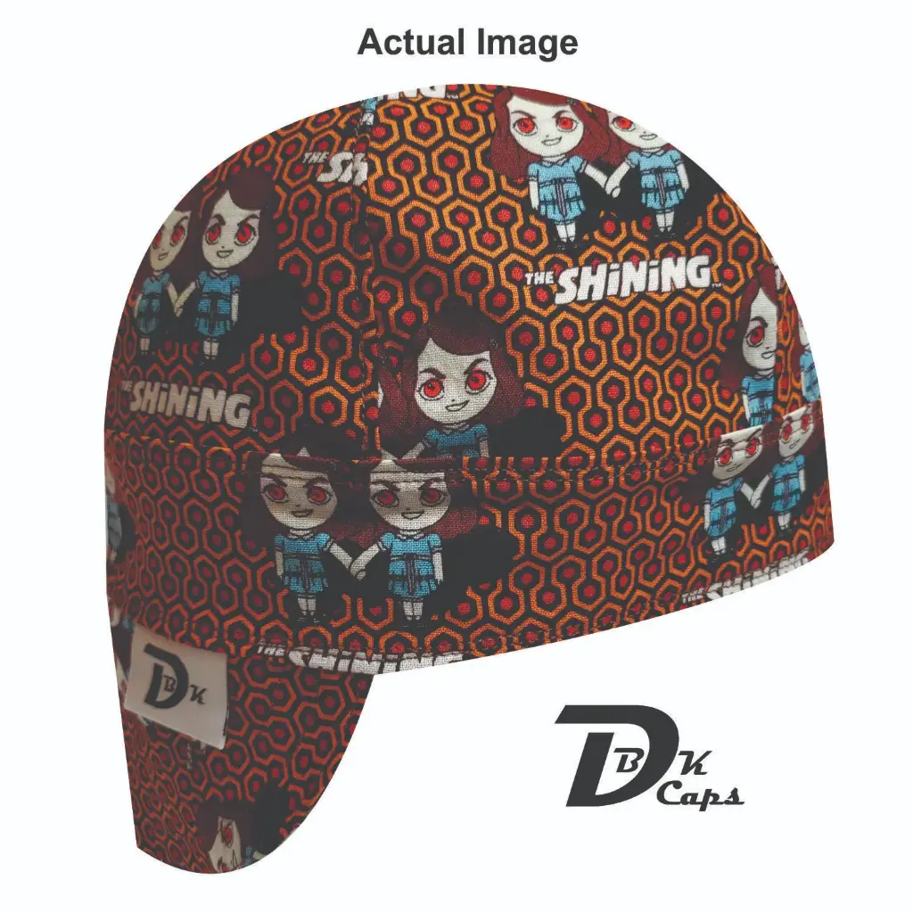 Brown The Shining Welding Cap (6 3/8", Black Liner, No, 7" Standard Length)