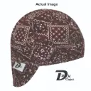 Brown Bandana (Dark) Welding Cap