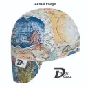 Blue World Map Welding Cap