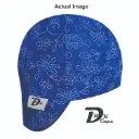 Blue Sundrenched Flower Welding Cap