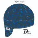 Blue Stone Swirl Welding Cap