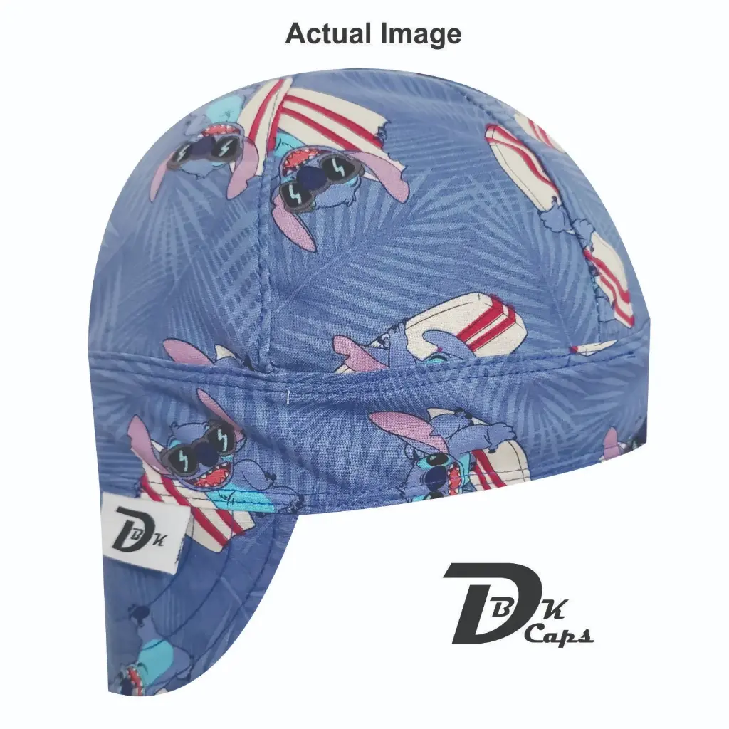 Blue Lilo Stitch Welding Cap