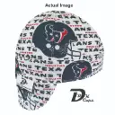 Blue Houston Texas Helmet Welding Cap