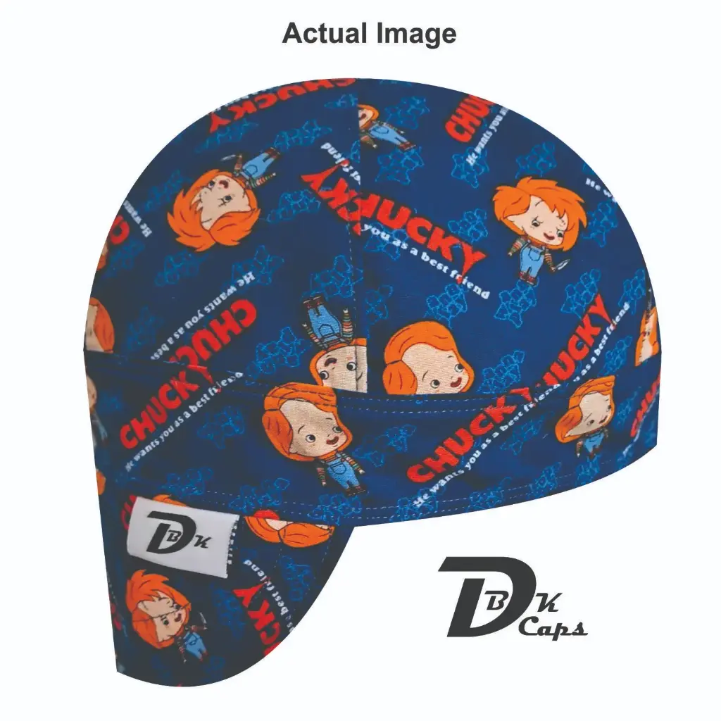 Blue Chucky Welding Cap