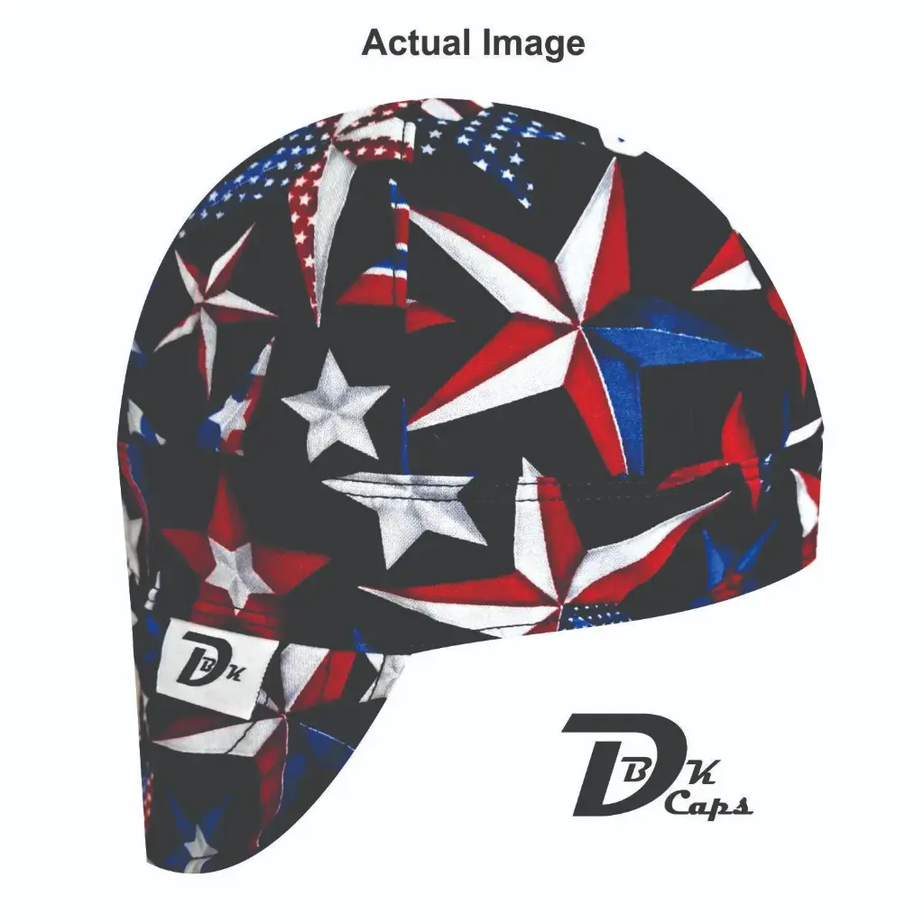Black Star USA Welding Cap (6 3/8", Black Liner, No, 7" Standard Length)