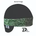 Black Solid Green Bandana (Dark) Band Welding Cap